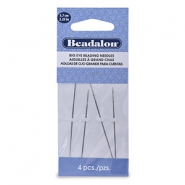 Beadalon F&auml;delnadel 5.7cm grosse &Ouml;se Silber