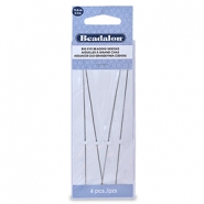 Beadalon F&auml;delnadel 11.6cm grosse &Ouml;se Silber