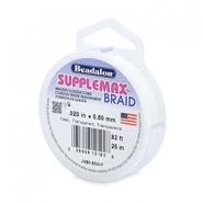 Beadalon Schmuckdraht Supplemax Braided 0.50mm 25meter Clear
