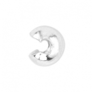Beadalon Quetsch-Kaschierperlen 4mm Silber