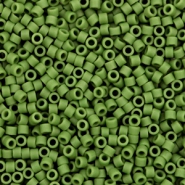 Miyuki Perlen delica's 11/0 Opaque matte avocado green DB-1585