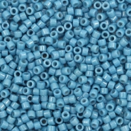Miyuki Perlen delica's 11/0 Duracoat opaque dyed bayberry blue DB-2132
