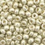 Miyuki Rocailles 6/0 Duracoat galvanized silver 6-4201