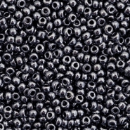 Miyuki Rocailles 11/0 Metallic gunmetal black 11-451
