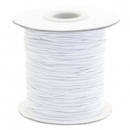 Gefärbtem Elastik Draht 1mm White