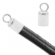 925 Silber Zubehör Endkappen 2mm Silber