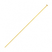 Stainless Steel - Rostfreiem Stahl Schmuckzubeh&ouml;r Nietstifte 40mm Gold