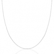 Ketten aus Stainless Steel - Rostfreiem Stahl Mix&Match Silber
