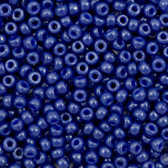 Miyuki Rocailles 8/0 Duracoat opaque dyed navy blue 8-4493