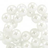 Top Qualität Glaswachsperlen 4mm White