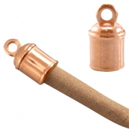 Metall Perlen DQ Rosegold Metall Endkappen DQ Rosegold
