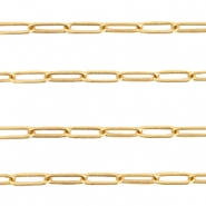 Metall Zubeh&ouml;r DQ Gliederkette  Gold