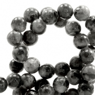 Naturstein Perlen Labradorit 6mm Anthracite