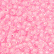 Miyuki Rocailles 8/0 Pink lined crystal 8-207
