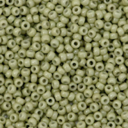Miyuki Rocailles 11/0 Duracoat opaque cactus green 11-4474