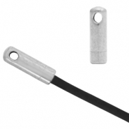 Stainless Steel - Rostfreiem Stahl Schmuckzubehör Endkappen Ø1.2mm Silber