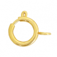 Stainless Steel - Rostfreiem Stahl Schmuckzubeh&ouml;r Verschluss 12x14mm Gold