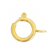 Stainless Steel - Rostfreiem Stahl Schmuckzubeh&ouml;r Verschluss 10x12mm Gold