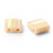 Miyuki Perlen tila 5x5mm Ceylon light caramel beige TL-593