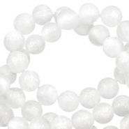 Polaris Perlen 6 mm rund Mosso shiny Brilliant white
