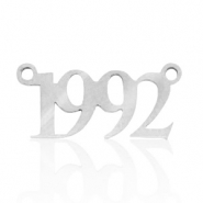 Stainless Steel - Rostfreiem Stahl Anh&auml;nger/Zwischenst&uuml;ck Jahr 1992 Silber