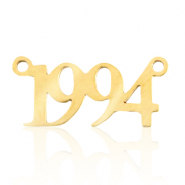 Stainless Steel - Rostfreiem Stahl Anh&auml;nger/Zwischenst&uuml;ck Jahr 1994 Gold