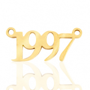 Stainless Steel - Rostfreiem Stahl Anh&auml;nger/Zwischenst&uuml;ck Jahr 1997 Gold