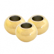 Stainless Steel - Rostfrei Stahl Perlen 5mm Gold