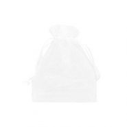 Schmuckbeutel Organza 7x9cm White