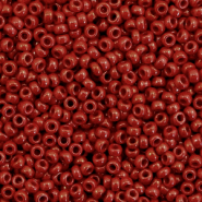 Miyuki Rocailles 11/0 Duracoat opaque jujube red 11-4469