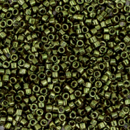 Miyuki Perlen delica's 11/0 Metallic olive green DB-11