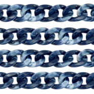 Acrylkette 19mm Dark blue