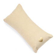 Schmuckdisplay Kissen Sammt &hearts; Natural beige