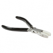 Beadsmith Flachzange Schwarz-silber