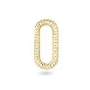 Zirkonia Zwischenst&uuml;ck Oval Gold