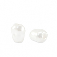 Imitationsperlen White