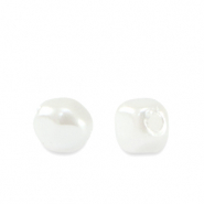 Imitationsperlen White