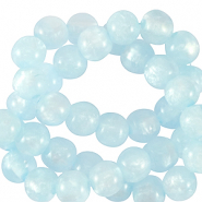 Polaris Perlen 6 mm rund Mosso Arctic blue