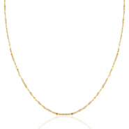Ketten aus Stainless Steel - Rostfreiem Stahl Latte beige-gold