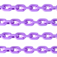Acrylkette 15mm matt Petal purple