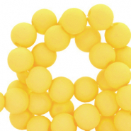 4 mm Acrylperlen Blazing yellow