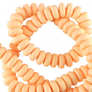 Polymer Perlen Rondell 7mm Sunset orange