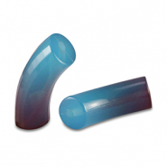 Acryl perlen Tube Blue