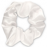 Haargummi Seidig Off white