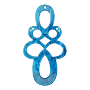 Resin Anh&auml;nger Barock Prussian blue