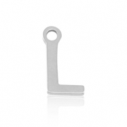 Stainless Steel - Rostfrei Stahl Anhänger Initial L Silver