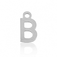 Stainless Steel - Rostfrei Stahl Anhänger Initial B Silver