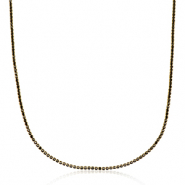 Ketten aus Stainless Steel - Rostfreiem Stahl Gold-black