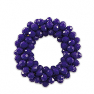 Top Facett Anh&auml;nger 32mm Dark blue