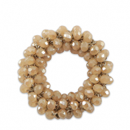 Top Facett Anh&auml;nger 32mm Beige